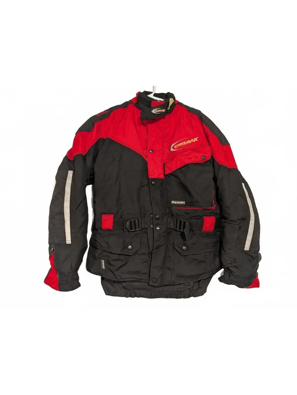 Cycloak Gore Tex Cordura Waterproof Motorcycle Riding Jacket Mens Medium Biker